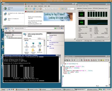 windows admin desktop on JackRabbit