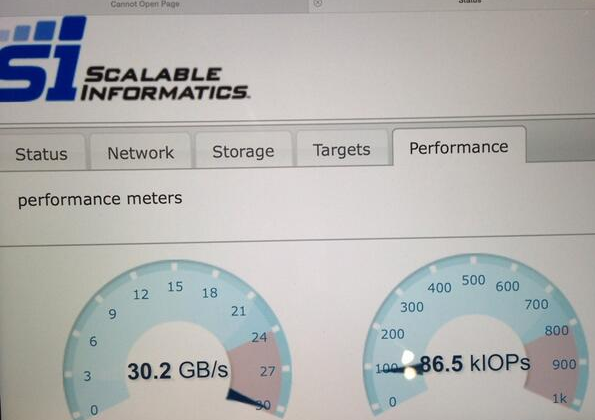 30GB/s on Unison/siFlash